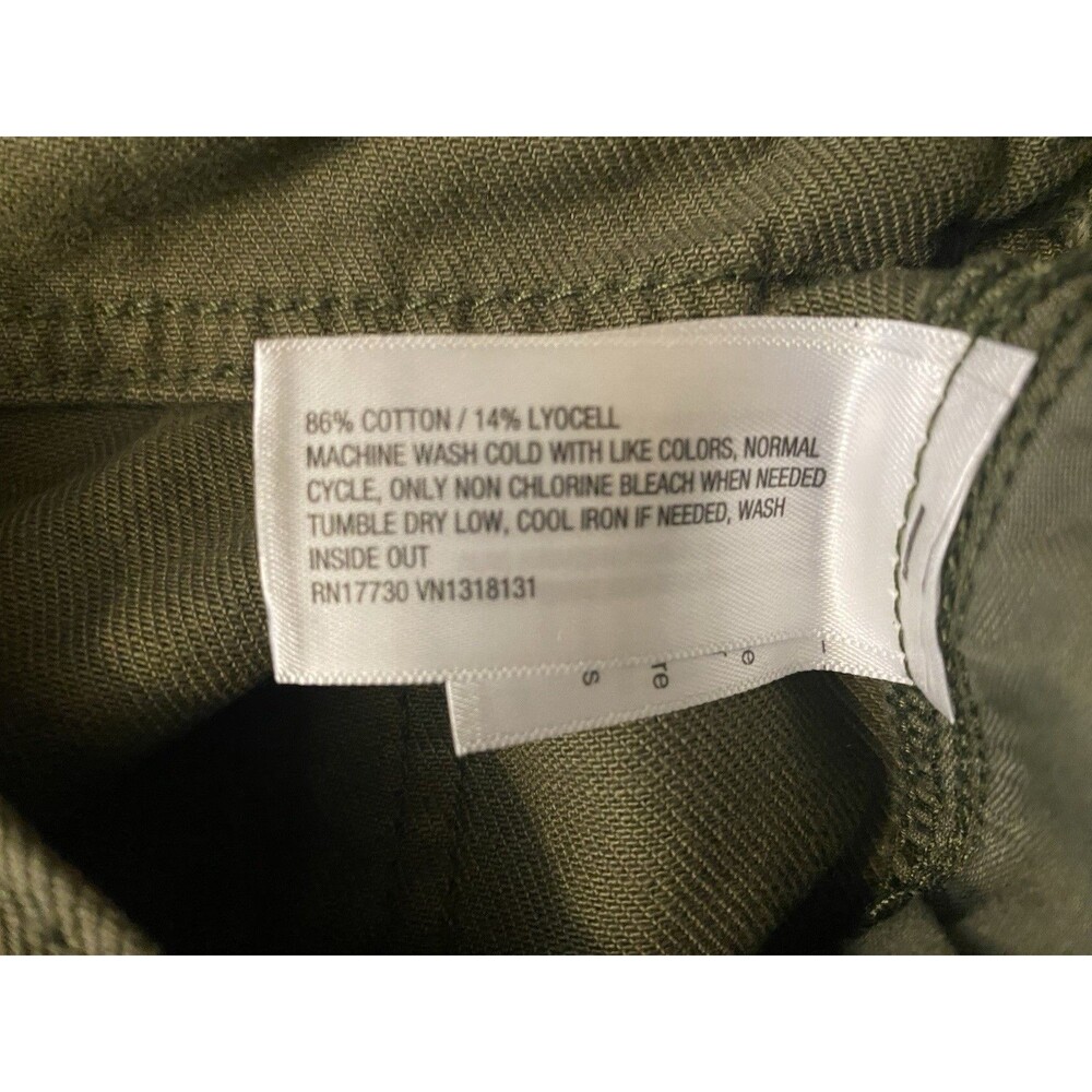Wild Fable Mid-Rise Wide Leg Baggy Cargo Pants Camo Green Women’s Size 8 - Picture 15 of 16